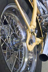 laced stainless rim fits 200mm metzler