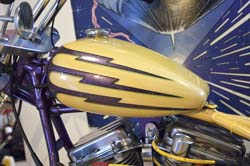 two-stage paint system Basecoat SB Metallic and Pearl Colors with 70'er silver & blackberry flakes