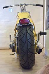 electric wires in riser & dragbar, throttle rotating inside